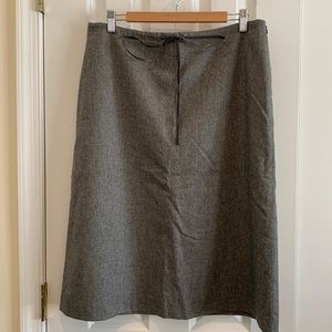 Banana Republic Gray wool skirt